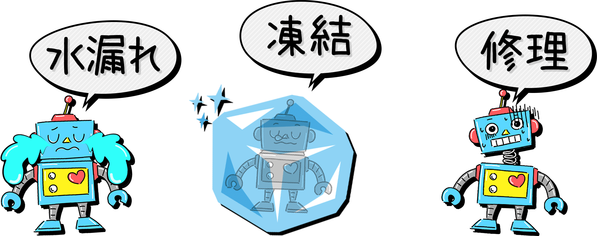 水漏れ・凍結・修理